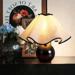 Wood Wavecrest Table Lamp 5