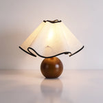 Wood Wavecrest Table Lamp 8