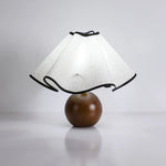 Wood Wavecrest Table Lamp 9