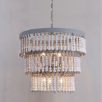 Wooden 3 Layer Chandelier 8