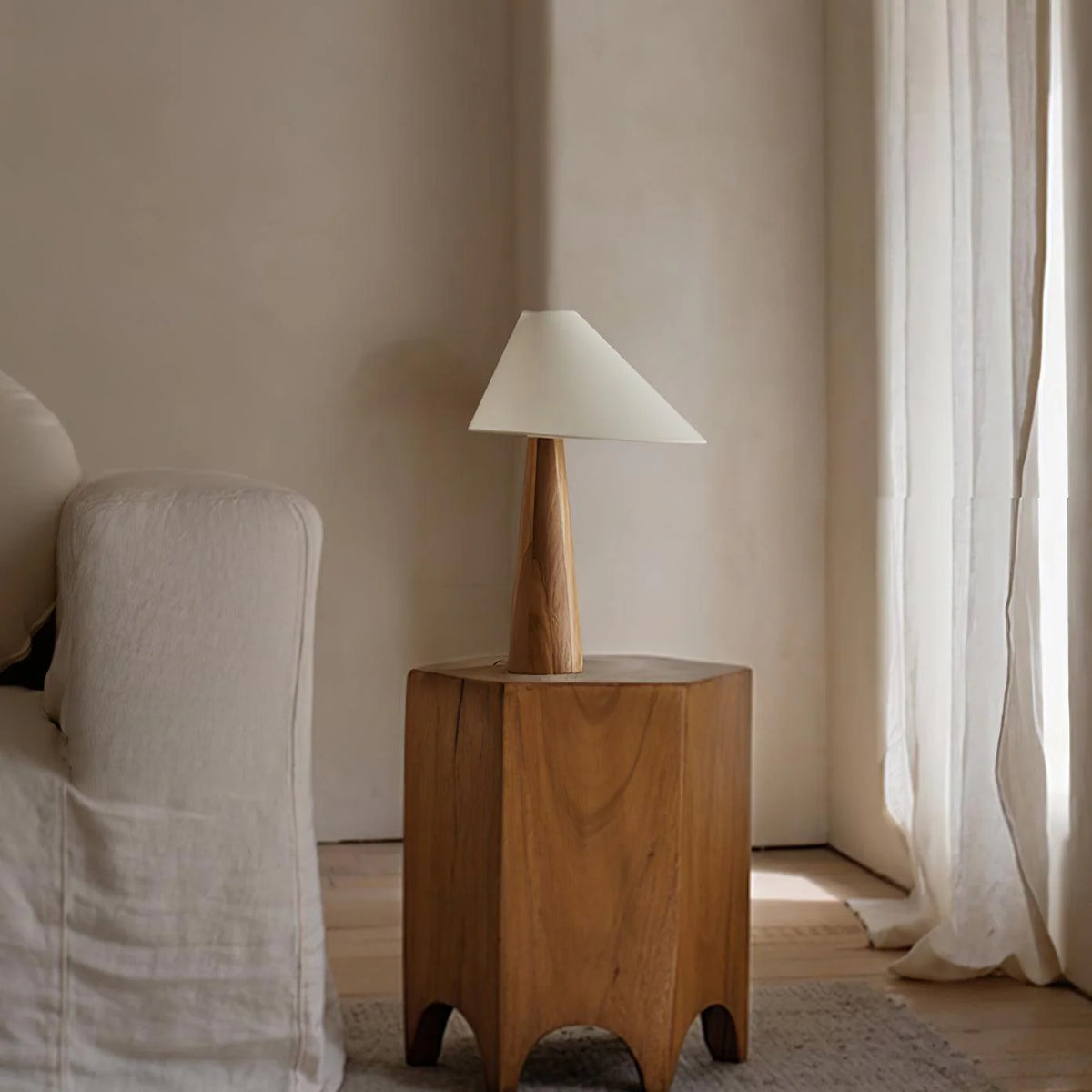 Wooden Alvin Table Lamp 16