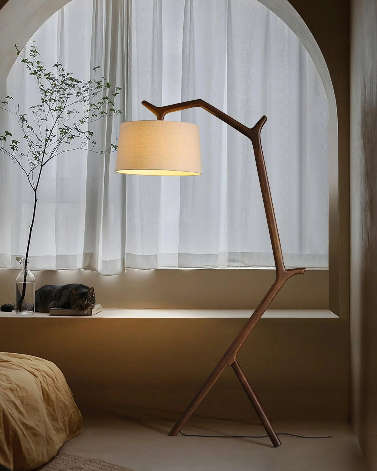 Wooden Branch Floor Lamp 6