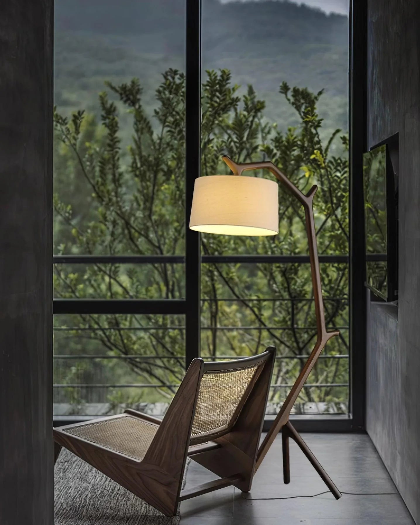 Wooden Branch Floor Lamp 9