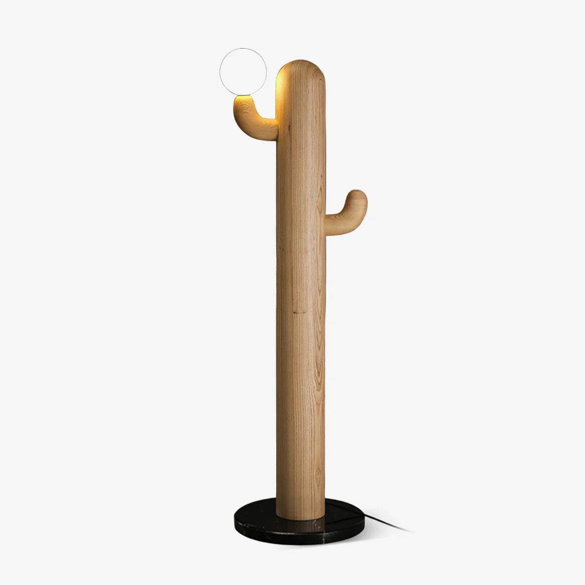 Wooden Cactus Floor Lamp 1