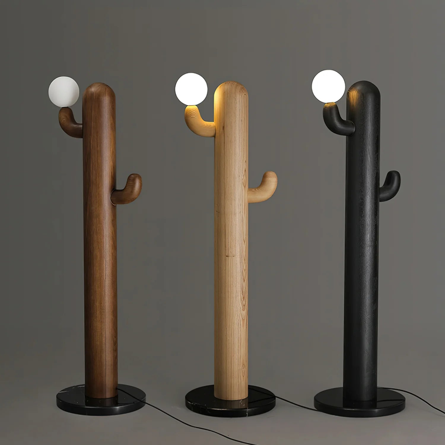 Wooden Cactus Floor Lamp 17