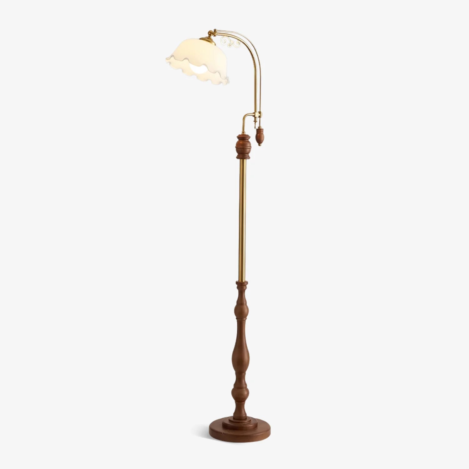 Wooden Flower Floor Lamp 1