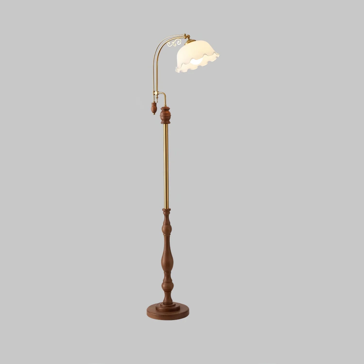 Wooden Flower Floor Lamp 10