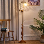 Wooden Flower Floor Lamp 11