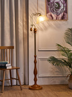 Wooden Flower Floor Lamp 2