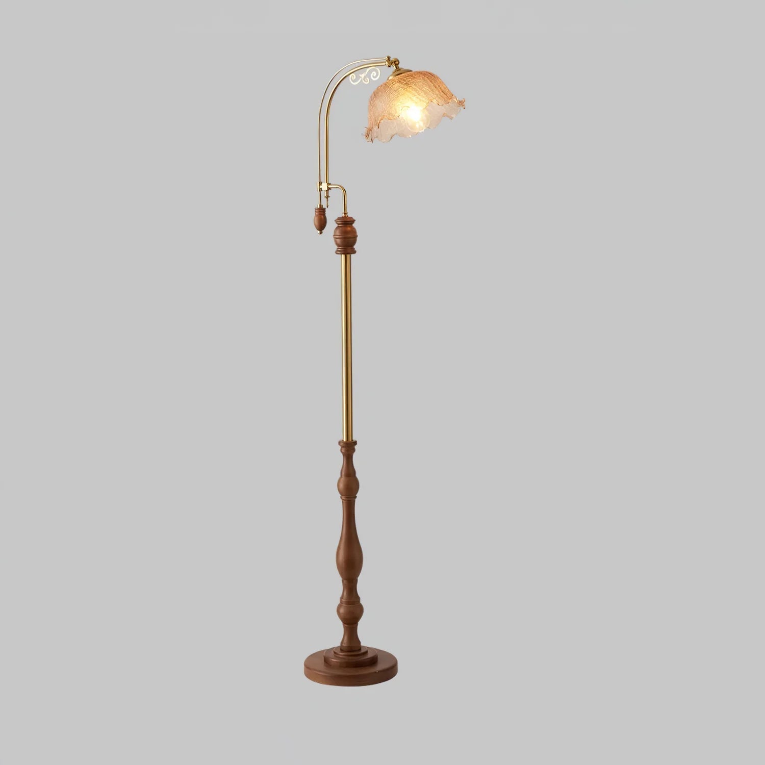 Wooden Flower Floor Lamp 8