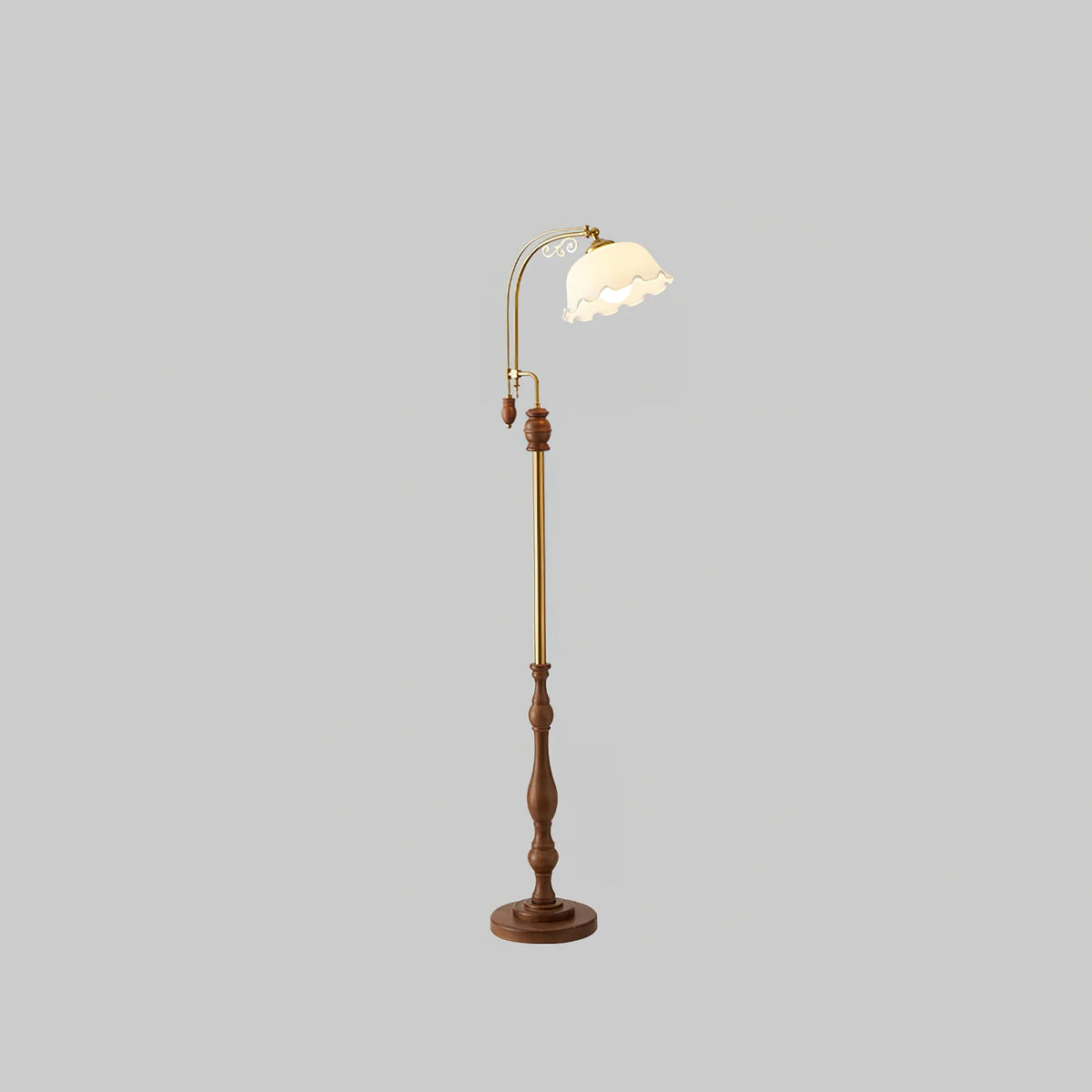 Wooden Flower Floor Lamp 9