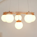 Wooden Multi-Head Chandelier 11