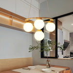 Wooden Multi-Head Chandelier 25