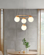 Wooden Multi-Head Chandelier 26