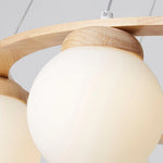 Wooden Multi-Head Chandelier 8