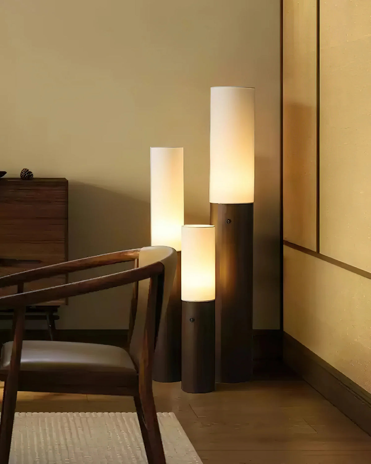 Wooden Pillar Floor Lamp 23