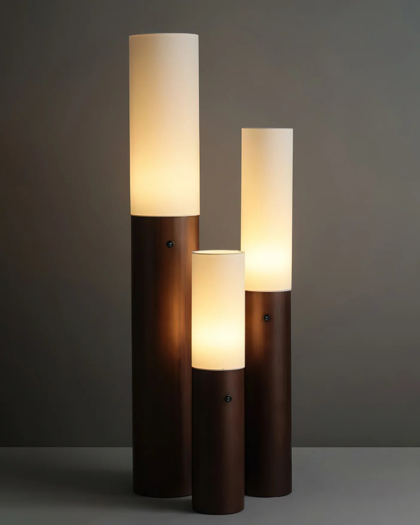 Wooden Pillar Floor Lamp 3