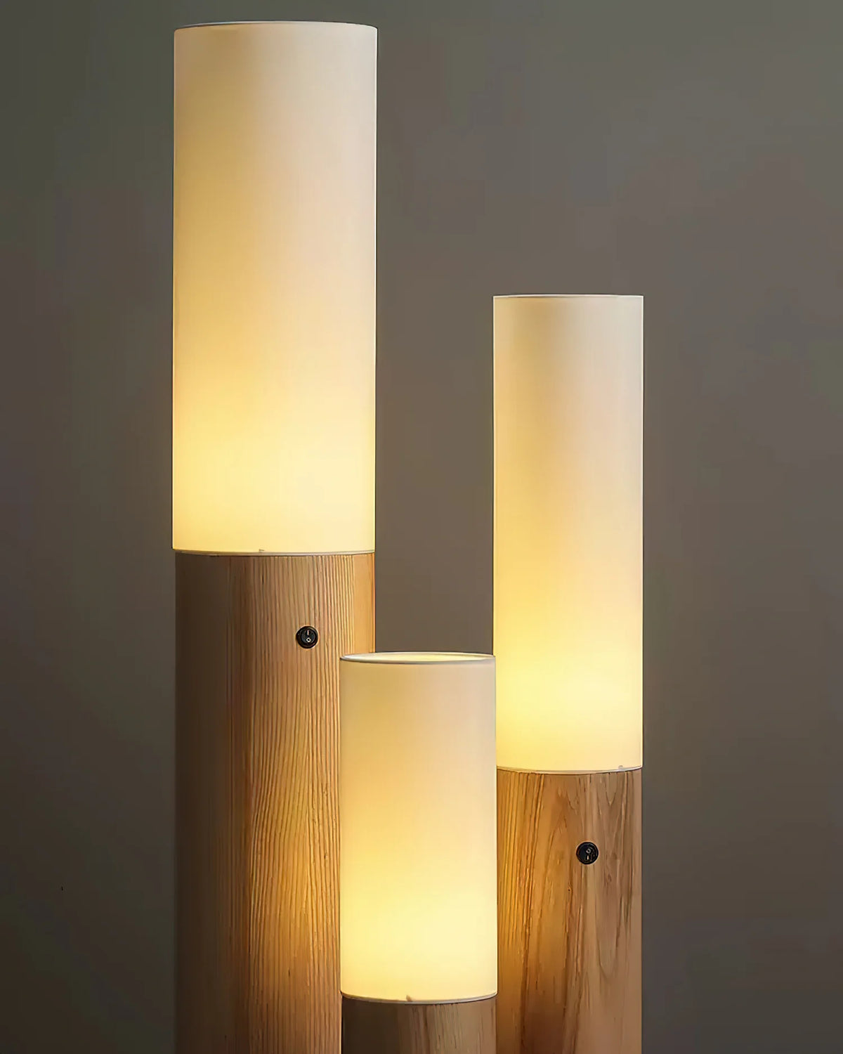 Wooden Pillar Floor Lamp 5