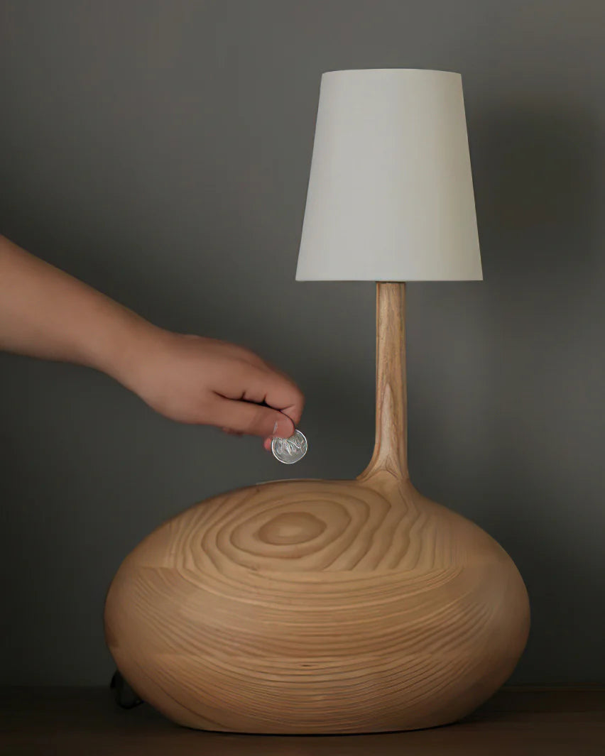 Wooden Snail Table Lamp 8