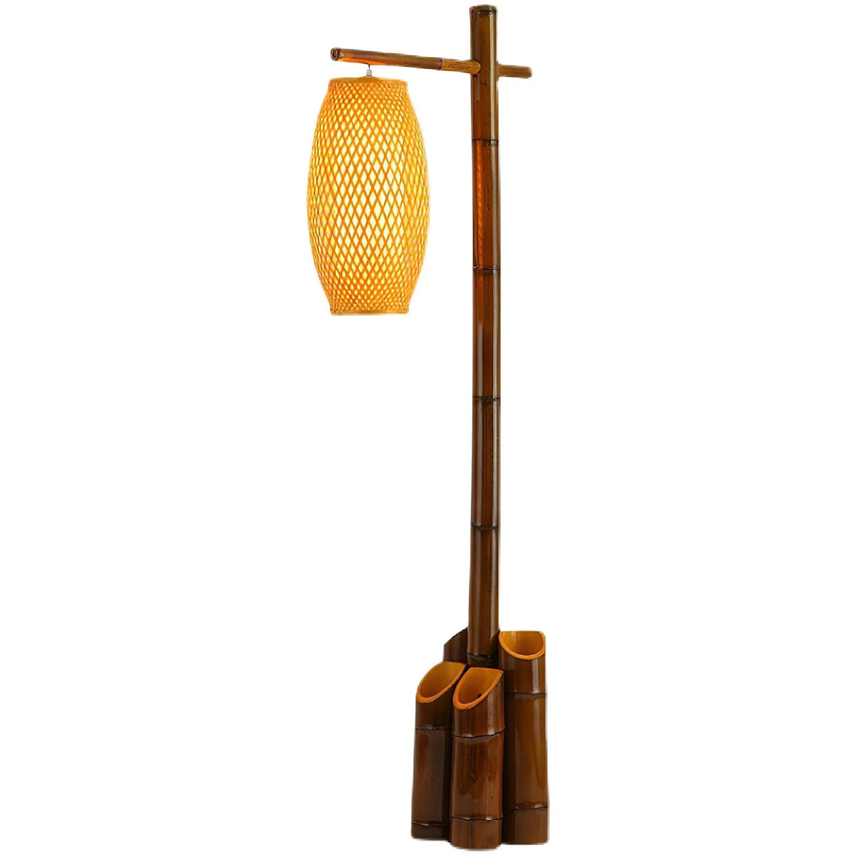 Zen Bamboo Tube Floor Lamp 1